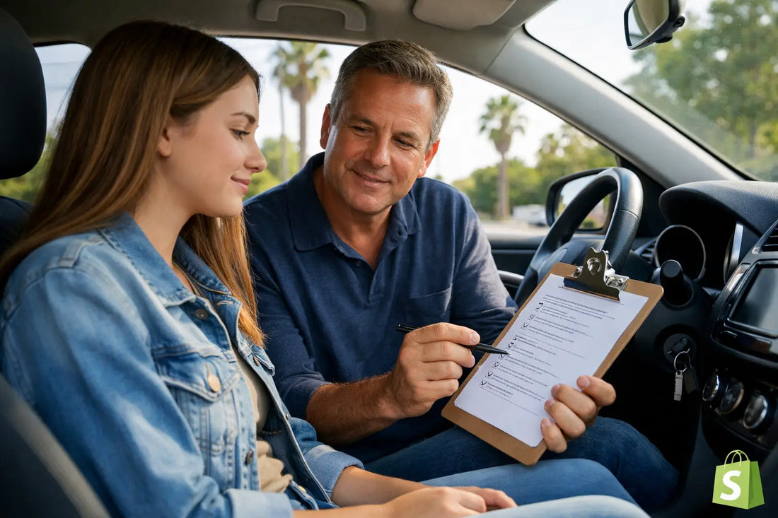 California Behind the Wheel Test Checklist
