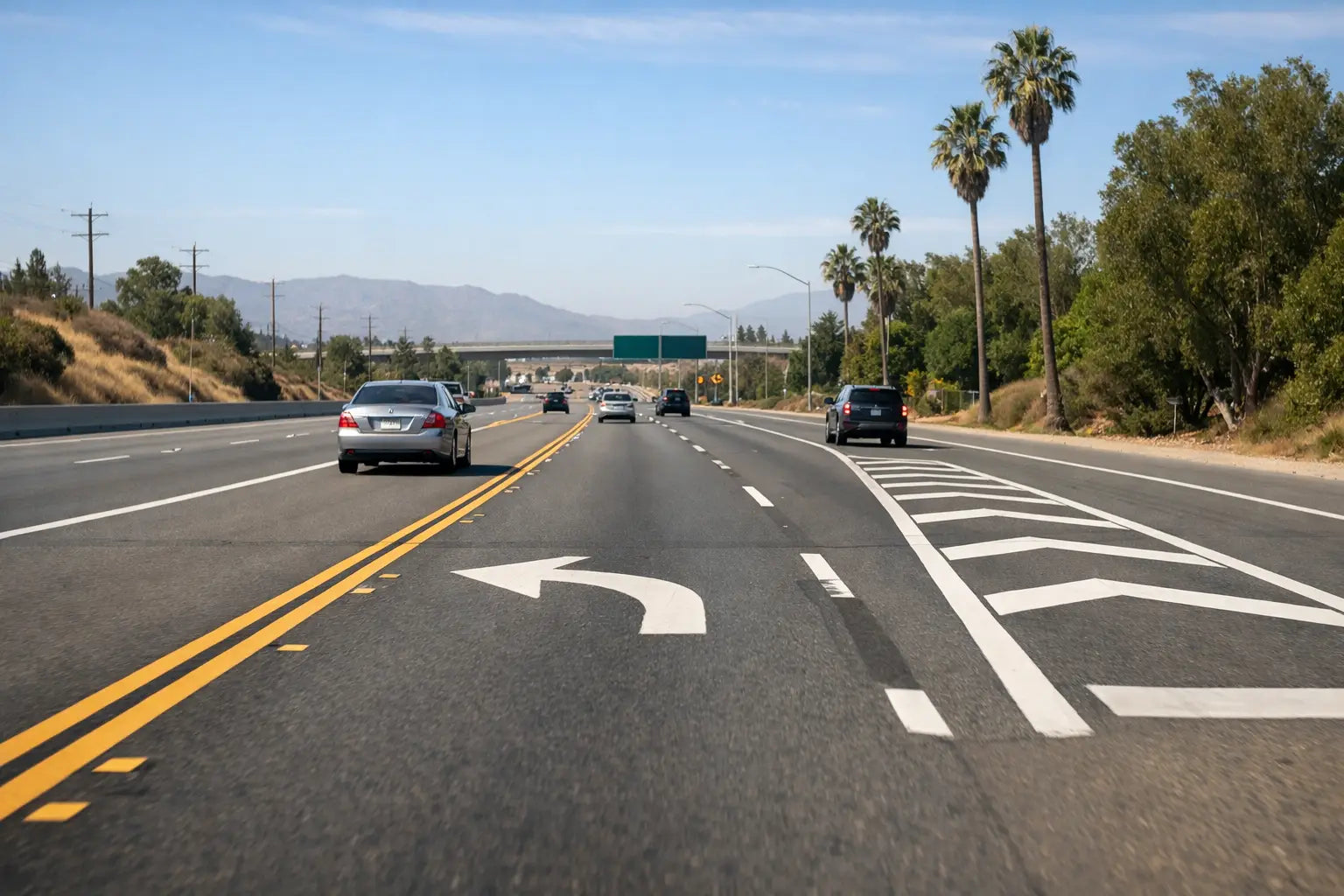 California DMV Lane Markings and What They Mean
