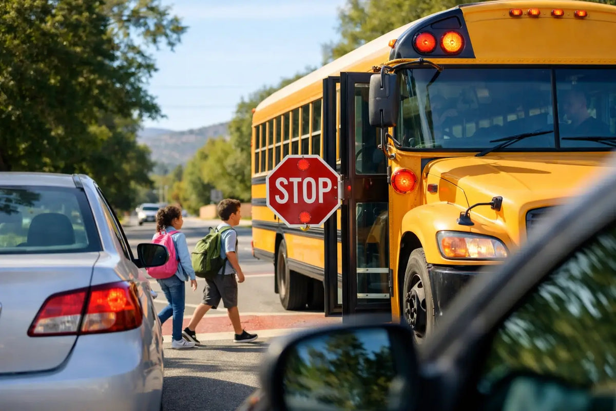 California School Bus Rules: When Drivers Must Stop