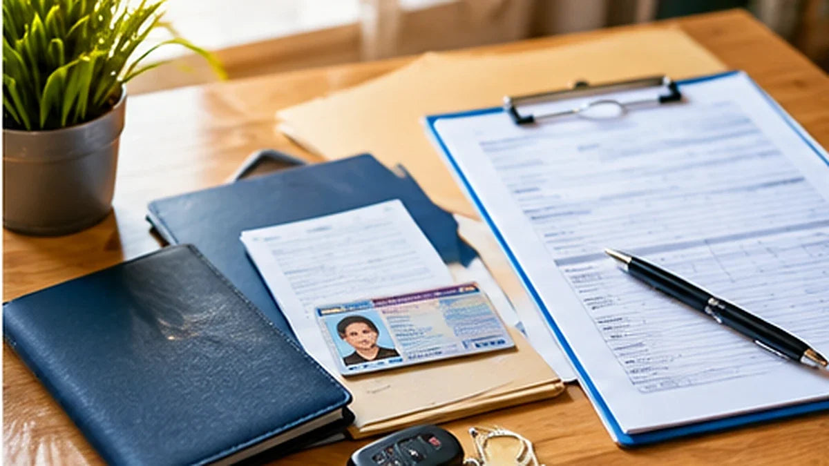 North Carolina license documents and application forms