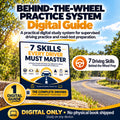 7 Skills Every Driver Must Master digital guide — behind-the-wheel practice system with 7 driving skills, supervised practice and road-test preparation