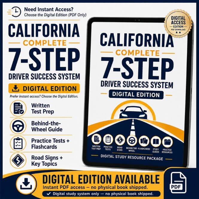 California DMV Digital Complete Study Package
