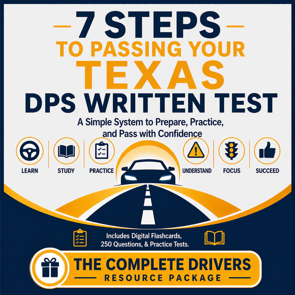 Texas DMV Digital Complete Study Package