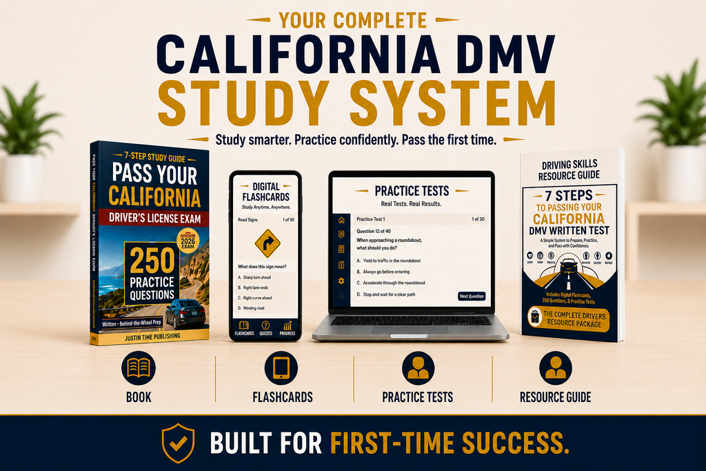 California Complete Driver Study System — Paperback + Digital Bonuses (Most Popular)