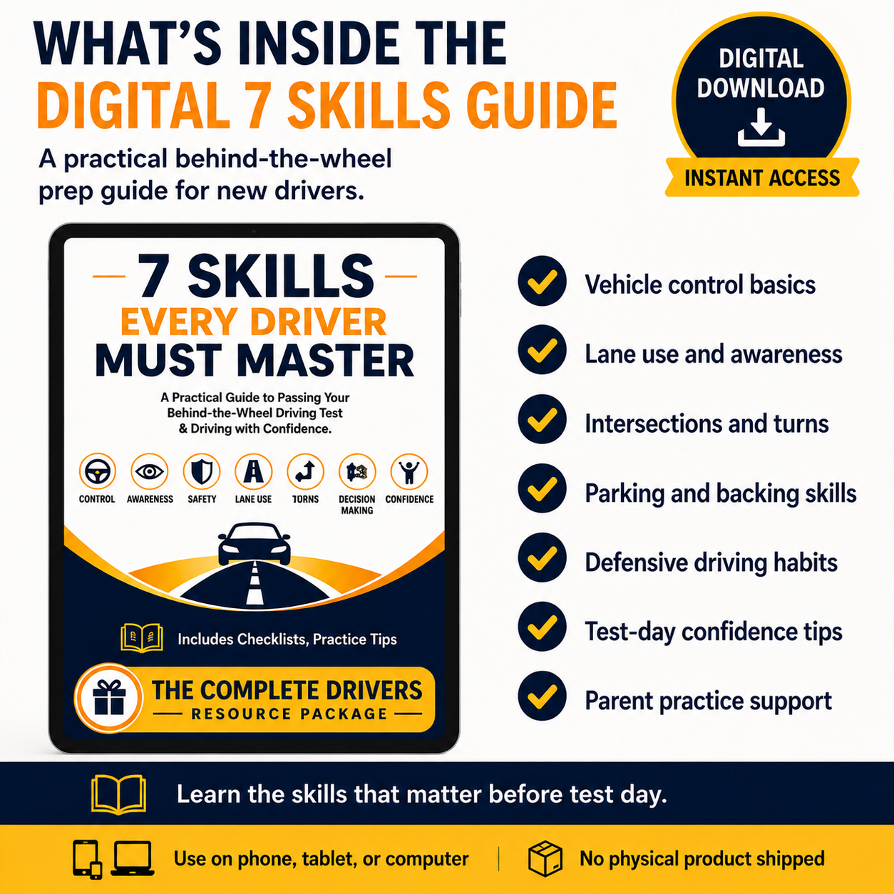 7 Skills Every Driver Must Master — Behind-the-Wheel - Digital Guide