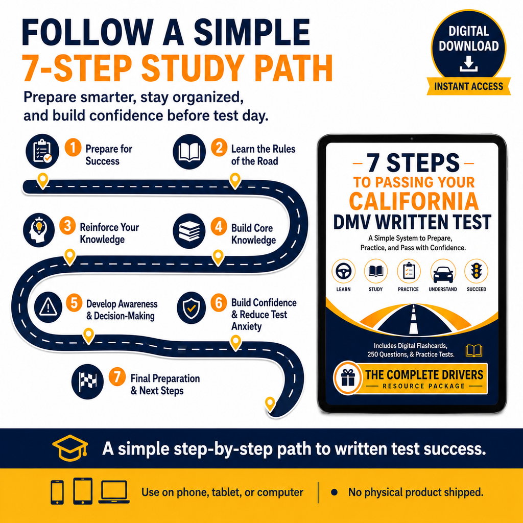 7 Steps to Passing Your California DMV Written Test — Digital Guide