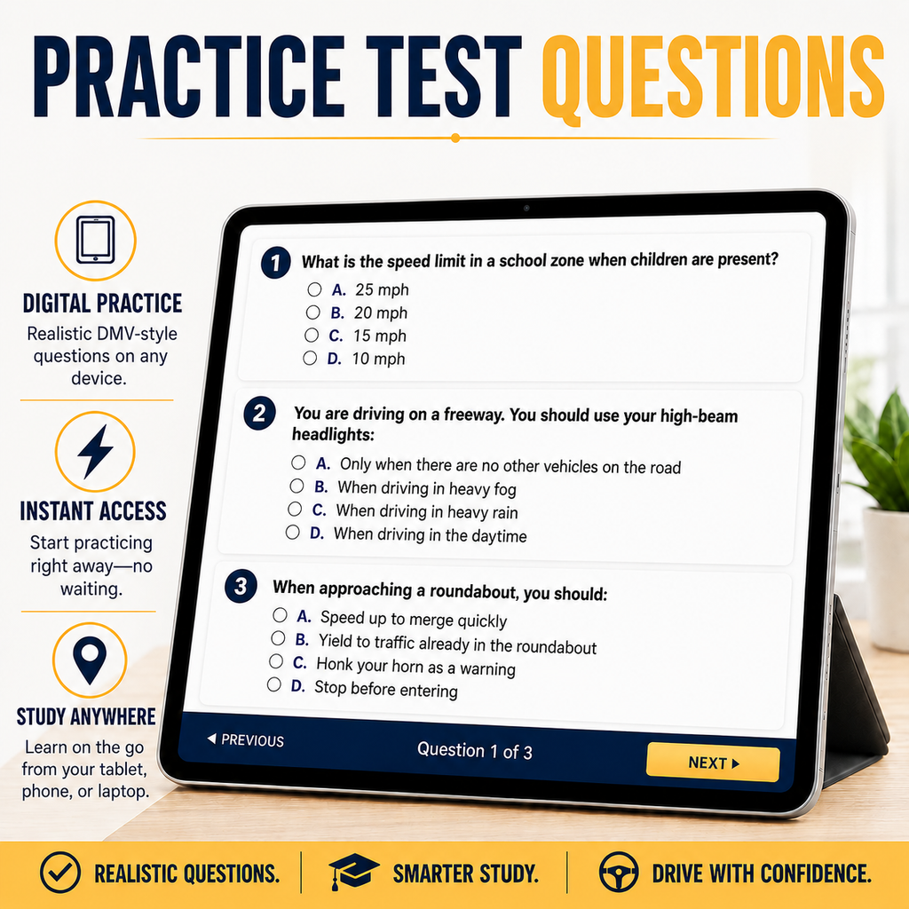 Texas DMV Digital Complete Study Package