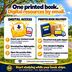 Driver Study System delivery: one printed study guide ships with free standard shipping; four digital guides and practice links arrive by email. Online practice tools require internet access. Student Driver Logbook sold separately.